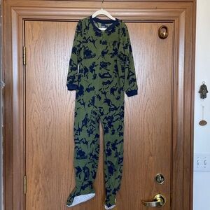 Boy Size 7 Carter’s Fleece Footie Pajamas